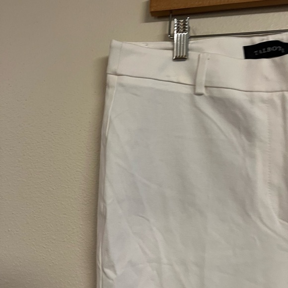 NWT Talbots White High-Waist Straight Dress Pants 6 - Picture 5 of 11